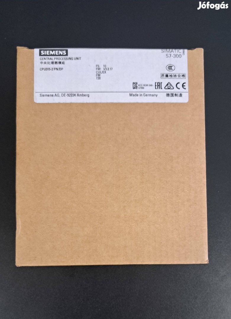 Simatic S7 300 PLC - CPU315-2 PN/DP [Bontatlan]